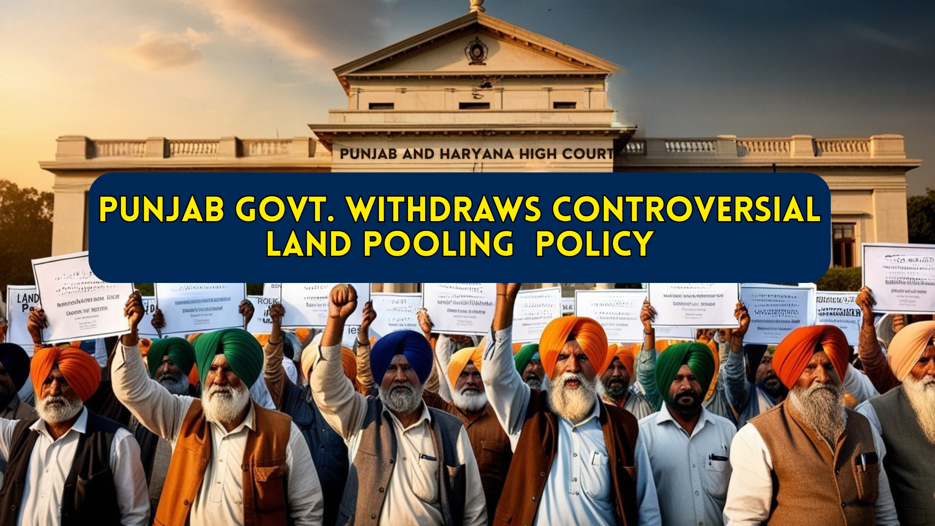 Punjab Government Withdraws Land Pooling Policy